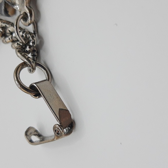 Western Southwestern Ten Charm Bracelet Boot Horse Cactus Stallion VTG *FLAWS* - Picture 10 of 17